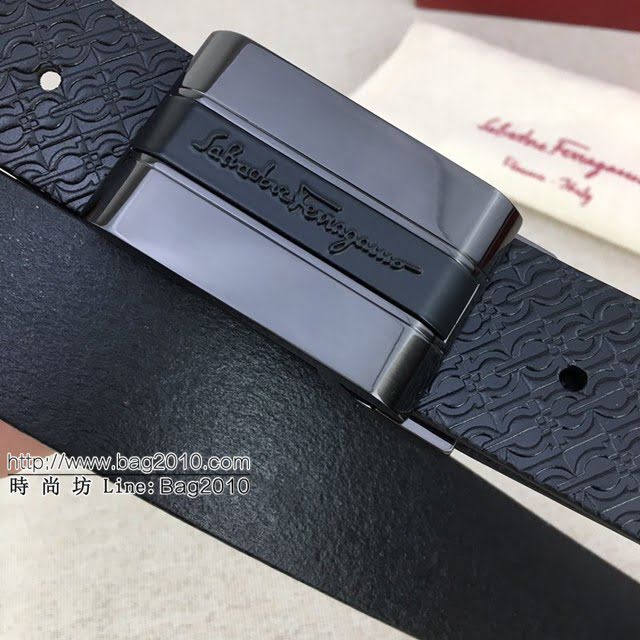 菲拉格慕男士皮帶 Ferragamo雙面用小牛皮腰帶  jjp1400